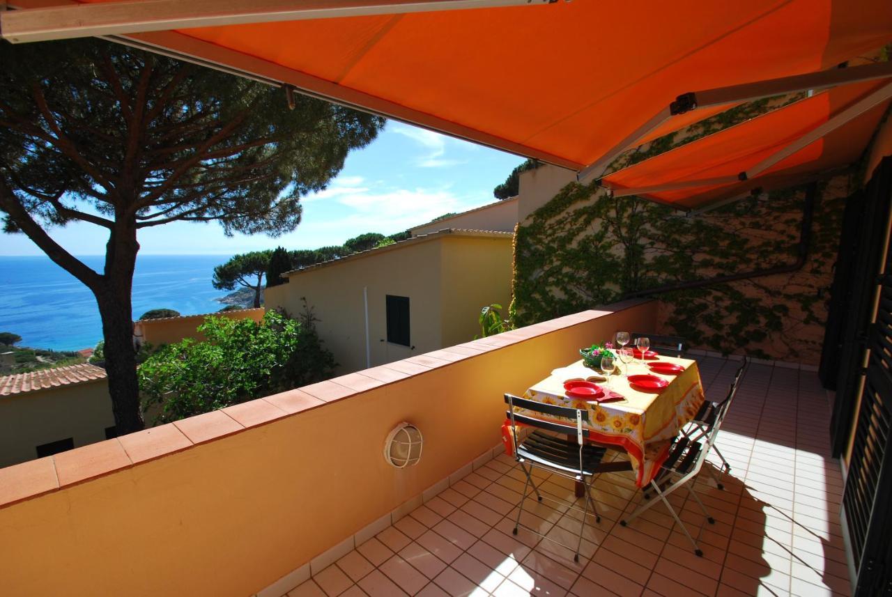 Grotta Azzurra Apartment - Cavoli - Terrazza Vista Mare, Clima E Parcheggio San Piero in Campo  Exteriör bild